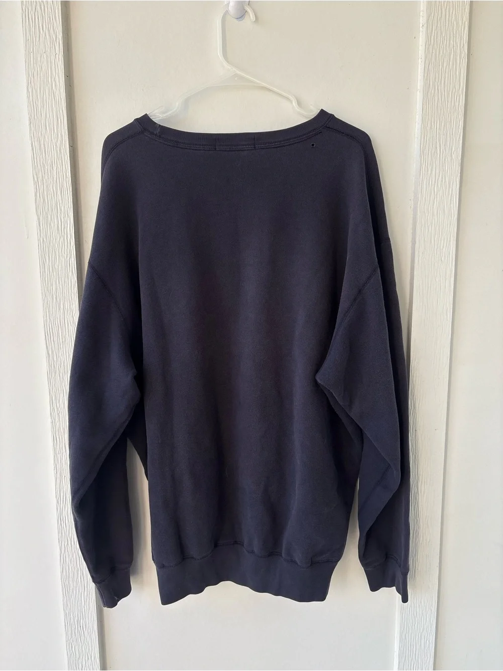 Vintage Polo Ralph Lauren Navy Felt Logo Crewneck Sweatshirt Men’s